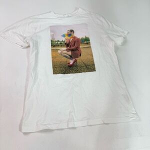 Sam Smith Tee Shirt Mens Medium Sam Smith Pride Blazer Fan Rainbow Photo White